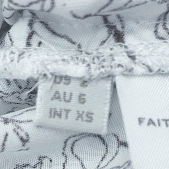 Faithfull the Brand Aurelia Mini Dress Micro Calla Umber XS US 2 NWT - Picture 11 of 15